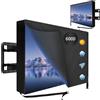 Bonna Copertura pieghevole per TV da 40-43 pollici, con cerniera impermeabile, Oxford 600D, antivento, antistrappo, 42 x 26,5 x 5 pollici (lunghezza x larghezza x altezza)