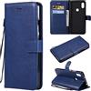 SATURCASE Custodia per Xiaomi Redmi S2, Custodia classica in pelle PU Flip Magnet Portafoglio Stand Slot per carte di credito Custodia protettiva con cinturino per Xiaomi Redmi S2 (XD-blu)
