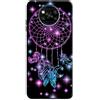 Mixroom - Cover Custodia Back case In TPU Silicone Morbida Per XIAOMI REDMI NOTE 9T 5G Fantasia Acchiappasogni Viola M683
