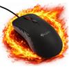 GeneralKeys Mouse USB riscaldato, per ufficio e gioco, 800 a 2400 dpi, 38 o 48 °C