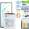 H&LYCYJ Batteria per Samsung Note10 Lite EB-BN770ABY | 4500mAh Portare kit di strumenti，Sostituire la batteria，Polimero al litio，per modelli:N770F N770F/DS N770F/DSM