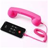 Soleilux Cuffie telefoniche cablate retrò per dispositivi di tipo C | Elegante auricolare con design classico per telefoni cellulari, comoda impugnatura e microfono integrato, ABS resistente