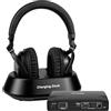 SIMOLIO Cuffie TV Senza Fili per Anziani con Ingresso HDMI ARC e Bluetooth | Audio Ottico Pass-Through per Soundbar, Dialoghi Chiari, Volume Potenziato, Cuscinetti Sostituibili, Supporto Multi-Cuffia TV