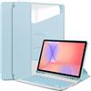MUDASANQI Compatibile con Samsung Galaxy Tab S10 Lite 5G 11,9 pollici (modello SM-X400/X406B) 2025 Custodia con tastiera, portapenne, supporto girevole a libro, custodia per tablet intelligente con funzione