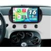 ACAVICA Autoradio per Fiat 500 2007-2015 Android 15 4+64GB | Schermo 9 1280x800 con Wireless CarPlay Android Auto, GPS Navigatore, Bluetooth 5.4, WiFi 6.0, DSP, Touchscreen