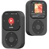 SHANLING QII CS43131X4 - Lettore musicale MP3, display touch da 2,09 pollici, Bluetooth 5.2, 3,5 mm + 4,4 mm, batteria da 1850 mAh (grigio/nero)