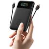 VIYISI Power Bank 10000mAh Slim Caricatore Portatile con Cavi Integrati | Piccolo Powerbank 20W Ricarica Rapida, Essenziale da Viaggio, Batteria Portatile per iPhone 18/17/16, Samsung, Xiaomi -Nero