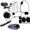 Yosoo Health Gear Cuffie BT per Casco, Cuffie per Casco Moto in Lega di Zinco con BT 6.0, Interfono Bidirezionale, Radio FM, Luci RGB, IP65 Resistente Alla Pioggia, Riproduzione 40 Ore per