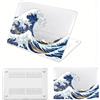 FFBOFFC Custodia per MacBook Air 15'' M2/M3/M4/M5, Grande onda | 2023 2024 2025 2026, A3448/A3241/A3114/A2941, Custodia Rigida Anti-crepa Case Cover Protettivo per Apple Mac Air 15.3''