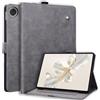 Generico DayQiQiPu Custodia per Lenovo Tab One/Tab K9 TB305FU, TB305XU (8,7 Pollici) Copertura Protettiva in Pelle PU Cover Folio Portafoglio Custodia Antiurto dissipatrice con Auto Wake/Sleep, Grigio