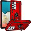 nulala Custodia compatibile con Samsung Galaxy Note 8, custodia protettiva antiurto di grado militare con anello in metallo con cavalletto per Samsung Galaxy Note 8, rosso
