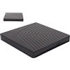 Tbest Unità DVD Esterna, Scatola unità DVD Esterna Staccabile USB3.0/USB2.0 5 Gbps Custodia per unità Ottica Portatile per unità DVD RW SATA da 12,7 Mm/9,5 Mm