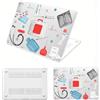 FFBOFFC Custodia per MacBook Pro da 15 pollici A1990 A1707, Stampa medica | 2019 2018 2017 2016, Case Protettiva Sottile in Plastica Rigida con Touch ID, antiurto e resistente all'acqua