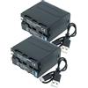 vhbw 2x batteria sostituisce Sony XL-B3, XL-B2, NP-F970, NP-F975, NP-F970/B | per fotocamera (6000mAh, 7,4V, Li-Ion)