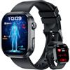 Doomixs Smartwatch Donna Orologio con ECG+HRV: 1.88 HD Smart Watch con Bluetooth Chiamate Cardiofrequenzimetro Pressione Sonno Watches 130+ Sportive Fitness Contapassi Impermeabile Smartband per Android IOS