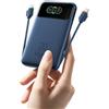 VIYISI Power Bank 10000mAh Slim Caricatore Portatile con Cavi Integrati | Piccolo Powerbank 20W Ricarica Rapida, Essenziale da Viaggio, Batteria Portatile per iPhone 18/17/16, Samsung, Xiaomi -Blu