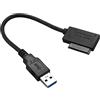 Lobamop adattatore USB 3.0 fino a 7 + 6 13 pin Slimline Sata Laptop CD/DVD Rom per unità ottiche