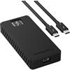 SABRENT Rocket XTRM 5 SSD portatile Thunderbolt 5 da 4 TB, connessione 80 Gbps, trasferimento fino a 64 Gbps, compatibile con TB4 TB3 USB4 USB 3.2 20Gbps 10Gbps 5Gbps, alluminio robusto e silicone