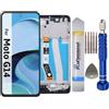 It'Go Schermo Full Incell per Motorola G14 PAYF0010IN, schermo LCD di ricambio touch screen con attrezzi, nero, con cornice, alta qualità