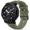 CHULN Cinturino Compatibile con Amazfit T-Rex 3 Pro 48mm, Ajustable Sportivo Cinturino in Morbido Silicone di Ricambio per Amazfit T-Rex 3 Pro.(No host)