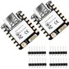 Heemol 2 pezzi per scheda di sviluppo XIAO ESP32-C6, WLAN BLE5.0 ESP32 C6 mini | Il microcontroller supporta la ricarica della batteria, efficienza energetica, ideale per Zigbee Smart Homes, IoT