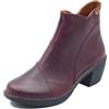Jungla 7518 Alaska bordò Tronchetti per Donna in Pelle bordò con Tacco