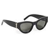 Yves Saint Laurent Occhiali da Sole Saint Laurent SL M94 Black/Grey 53/20/145 donna