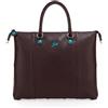 Gabs G3 Plus M Borsa Trasformabile Hobo Shopper Tote Pelle Marrone Moka