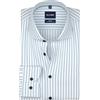 OLYMP Camicia da uomo slim a righe 202824 | camicia, polsini, body fit, 97% cotone, 3% elastolefina