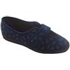 Sleepers Ivy - Pantofole a fiori con strappo - Donna (39 EUR) (Blu navy)
