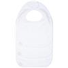 Lassig Laessig bavaglino Newborn white 3 pz