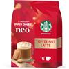 ‎Nescafé Dolce Gusto NEO Nescafé Dolce Gusto Neo Toffee Nut Latte by Starbucks - 12 cialde (6 cialde di caffè e 6 bustine di latte) compatibili solo con macchine da caffè Nespresso Dolce Gusto Neo
