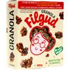FILGUD Granola 300g Senza Zuccheri Aggiunti 26g Fibre e 27g Proteine Senza Glutine e Senza Lattosio - con Amaranto, Quinoa, Semi di Chia e Lino, Mandorle, Datteri e Uvetta - Colazione, Yogurt e Snack
