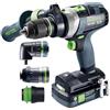 Festool Trapano avvitatore con percussione a batteria QUADRIVE TPC 18/4 5,0/4,0 I-Set/XL