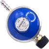 DN Autogas Parts Regolatore di gas da campeggio, 30 mbar, con rubinetto del gas, adatto per bombole tipo 901 904 907 da 8 mm, attacco per tubo flessibile approvato EN16129