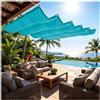 ACJSDGL Vela Ombreggiante Retrattile 3.5x6.5 Tenda Onde Impermeabile per Pergolato | Protezione piscina ampia · Riduce calore · Blocca UV efficace · Tessuto durevole · Installazione facile