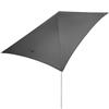 AKTIVE Ombrellone rettangolare, grigio, 180 x 120 cm, UV30, da balcone (62516)
