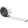vidaxl Bordo per prato 5 m x 25 cm Acciaio galvanizzato argento