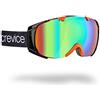 Black Crevice Warh Occhiali da sci Unisex - Bambini e ragazzi