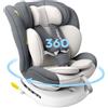 Miophy 360 Girevole I-size Seggiolino Auto Isofix, 40-150 cm, 0-12 anni