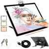 elice Tavolino Luminoso A3, Senza Fili, Funzionamento a Batteria, 3 Colori, dimmerabile, con 6 Livelli di luminosità, lavagnetta a LED Ricaricabile per Pittura con Diamanti, Schizzi