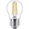 Philips Lighting Lampadina Sfera LED a Filamento, Equivalente a 60W, Attacco E27, Luce Bianca Calda, 2700K, non Dimmerabile