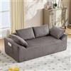 Yabunzel Boneless Divano 2 posti 170 cm con braccioli curvi e seduta profonda | Divano Imbottito Togo Poltrona da Pavimento in Memory Foam Braccioli Curvi Seduta Soft Seat Senza Montaggio per Soggiorno