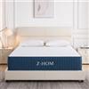 Z-hom Materasso Matrimoniale 120x200 cm | durezza H2&H3, altezza 26 cm, molle insacchettate e schiuma memory, la fodera è rimovibile e lavabile