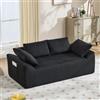 Yabunzel Boneless Divano 2 posti 170 cm con braccioli curvi e seduta profonda | Divano imbottito Togo da pavimento, in memory foam, braccioli curvi, seduta morbida, senza montaggio, per soggiorno