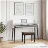 WERNBUPS Tavolo da studio, bianco, 152 x 40 x 19,5 cm, in legno | Scrivania per tastiera con vano portaoggetti, scomparti e ripiani, opzioni di configurazione versatili, design moderno