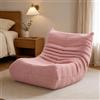 BLSYHDH Pouf Poltrona Con Riempimento, Pouf Camera Da Letto, Pouf E Sacco Da Letto, Pouf Gigante, Poltrona, Soggiorno, Camera Da Letto, Ufficio, Caffè, Colore: Rosa
