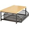 Generico Scaffali Per Dispensa Organizzatore Verticale A Due Livelli | Ripiani Di Archiviazione Verticali per Cucina, Bagno, Garage, Doccia, Bar, Appartamento, Casa, Lavanderia e Ufficio