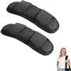 PIKABOOM 2 Pezzi Imbottitura Spalle Zaino, Rimovibile, Universale | Memory foam, sollievo dalla pressione, per zaini e borse, chiusura in velcro, montaggio facile, per uomo e donna