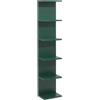 Rebecca Mobili Neral - Libreria, Scaffale 6 Ripiani | Stile Moderno, Da Montare, MDF Resistente, 6 Livelli di Stoccaggio, Design Verticale